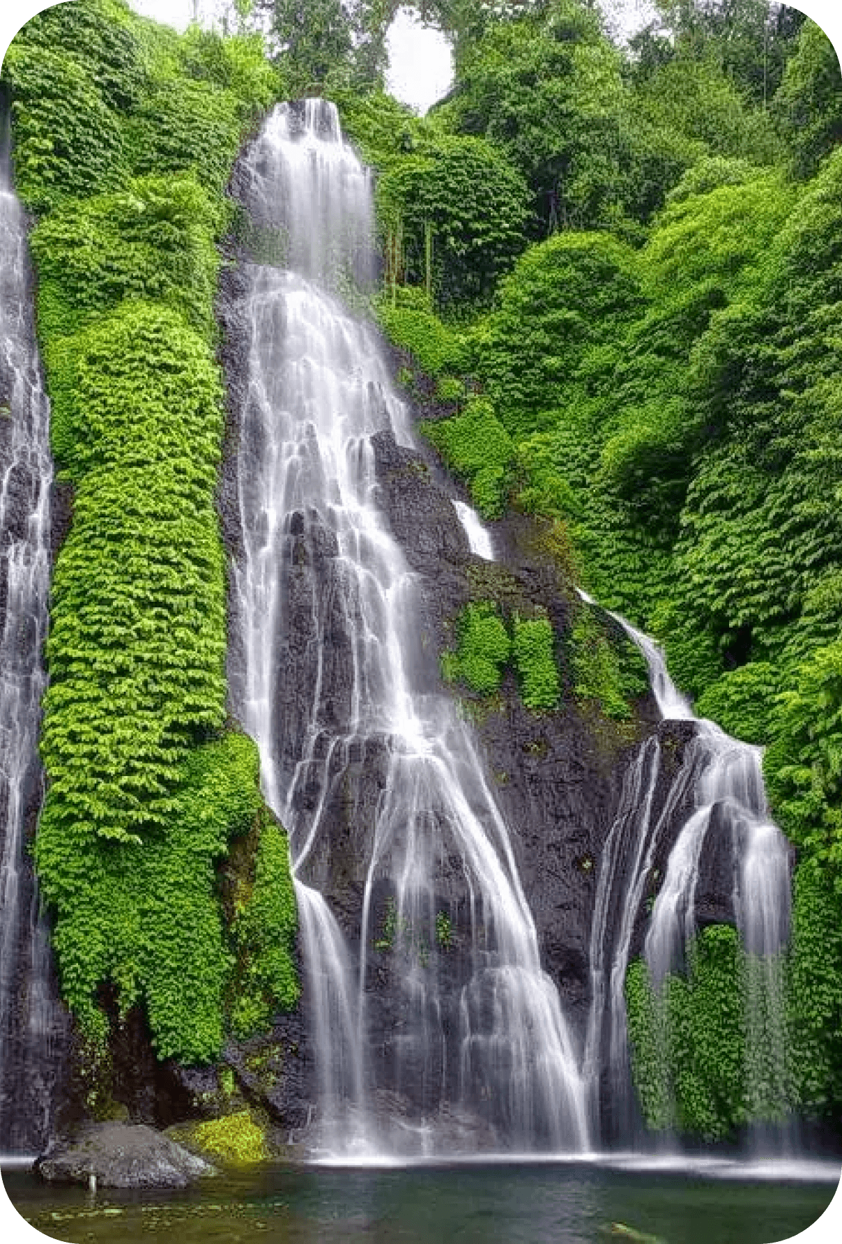 Banyumala Twin Waterfalls in Bali