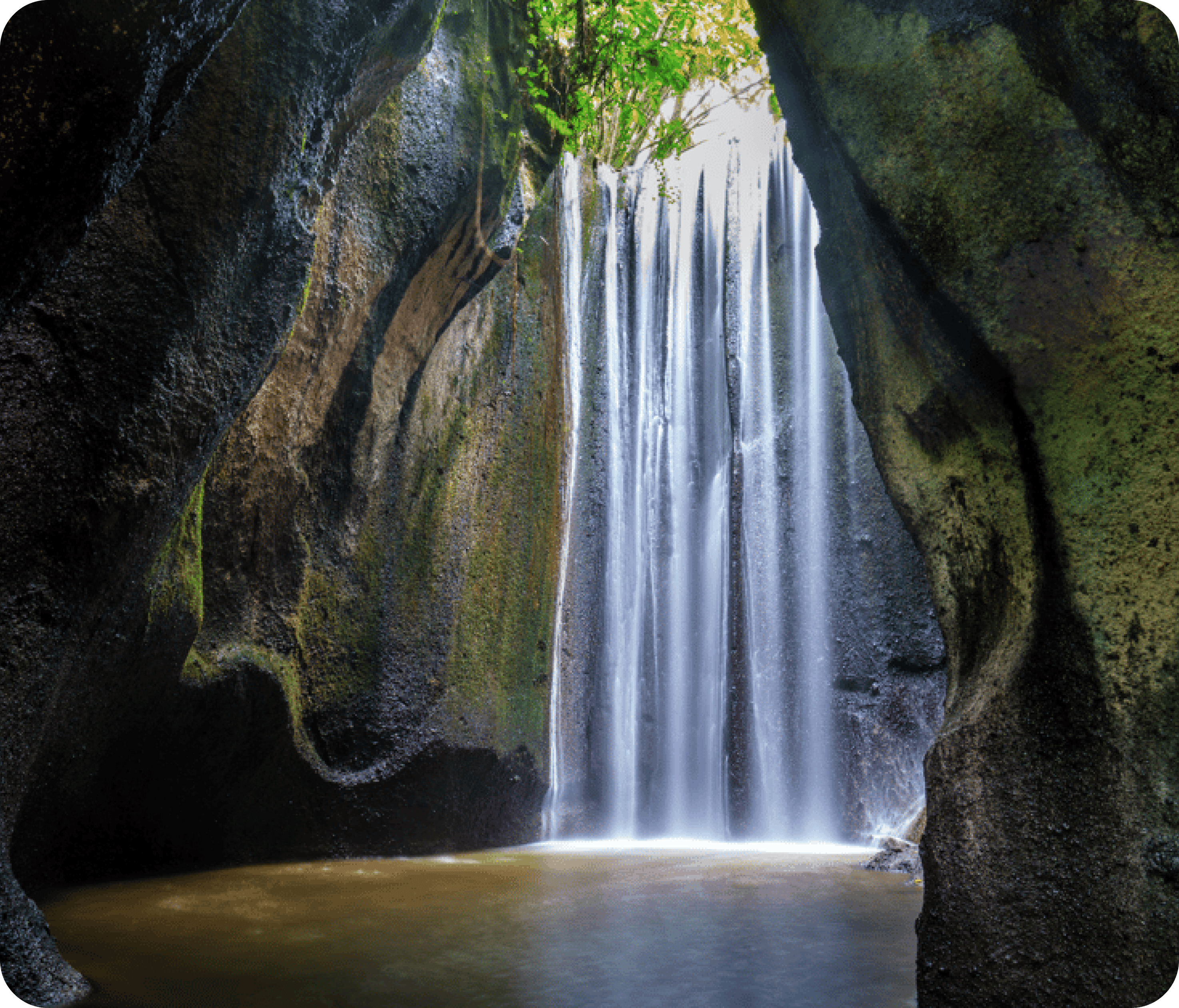 Tukad Cepung Waterfall in Bali